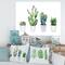 Designart - Cactus Succulent Aloe Vera Home Plants In The Pots - Farmhouse Canvas Wall Art Print